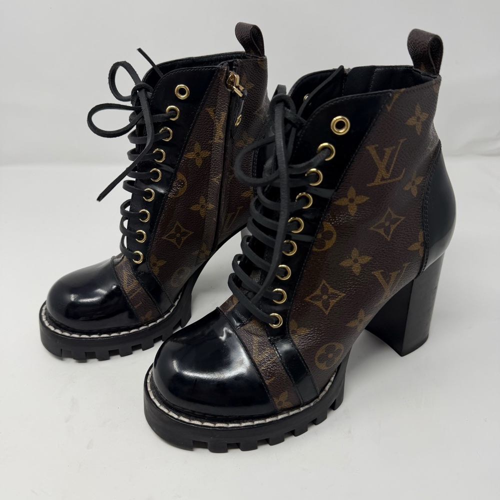 Louis Vuitton Star Trail Leather Ankle Boots Womens Size IT 36.5 / US 6.5 - Picture 2 of 15